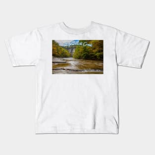 Taughannock Creek Tompkins County New York Kids T-Shirt